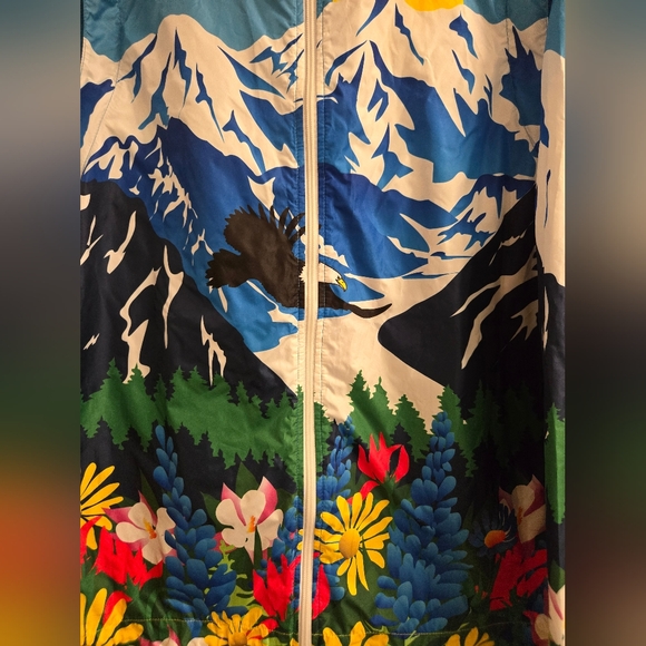 Free Spirit Wear Awesome Wind Jacket/Vest Kathy Sarns Artwork Biking - Picture 3 of 7
